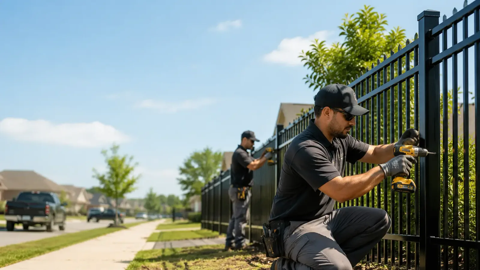 Metal Fence Installation in Tarpley, TX